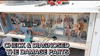 CHECKING OF PACKAGE ACU AND DIAGNOSED DAMAGE PARTS