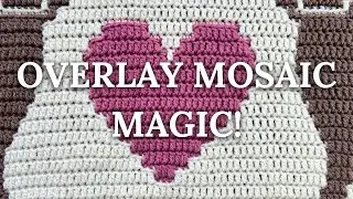 Overlay Mosaic Crochet: Mid-Row Colour Change Tutorial