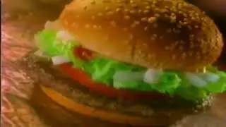 Retro McDonald's Restaurant Commercial 1998 Introducing The Big Xtra Burger