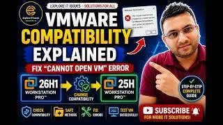 VMware Compatibility Explained 🔥 | Fix 