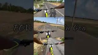 Pov: Cycling in Goa | #shorts #goa #cycling