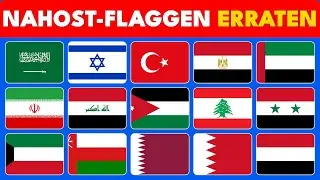 Flaggen-R&auml;tsel: Erkenne die 17 L&auml;nder des Nahen Ostens!