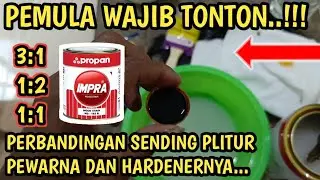 Cara Mencampur Sanding Sealer untuk Plitur Kayu Jati | Panduan Pemula Finishing Kayu