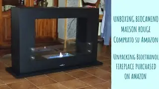 Unboxing biocaminetto a bioetanolo MAISON ROUGE (Amazon) Unpacking Bioethanol fireplace