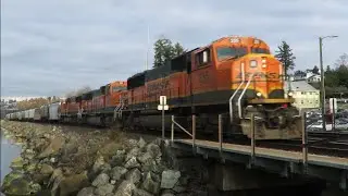 Bitter Sunshine: Train Meet & Wayside Horn testing at the Steilacoom Ferry Dock (2/5/2019)