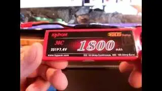 MJX F645 li-po kypom