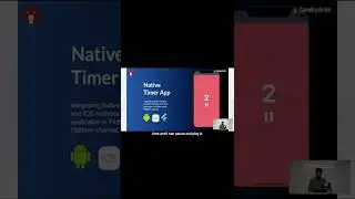 Communicate Flutter & Native Code by Vishal Singh | React Native & Flutter Hybrid Meetup | GeekyAnts
