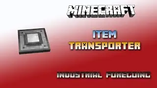 Item Transporter 💎 Minecraft Industrial Foregoing Tutorial 💎 English