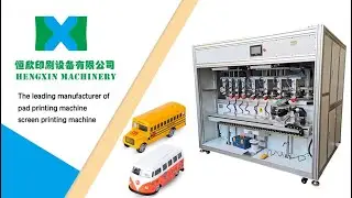 Eight Color CNC Pad Printer for Toy Cars 8 Color Servo Motor Toy Car Pad Printing Machine