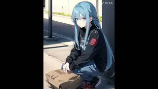 AI images- Blue Hare girl