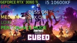 RTX 3060 Ti Fortnite Season 8 | All Settings Tested 1080p