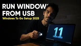 Make Windows Portable | Run Windows From Any USB Drive (Windows To Go Setup 2025)