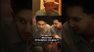Permainan dengan sebuah ikan pindah dari handphone ke gelas. #memes #hiburan #permainanseru #funny