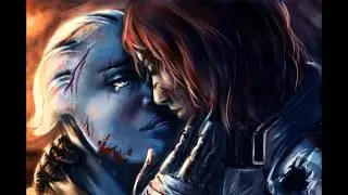 Femshep and Liara Fan art Tribute