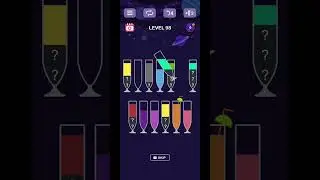 Water Sort Puzzle Level 98 #ytshorts #gaming #funny #games #1million