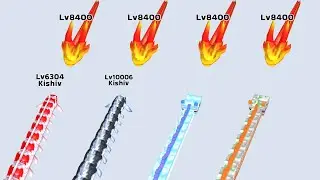 😱 Snake CLash IO - Various Fish vs 🔥 Lava KING Snake 🐍 #snakeclash