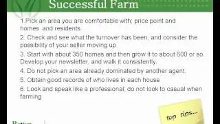 Getting your first escrow in 90 days from a geographical farm: Monday Morning Radio Show