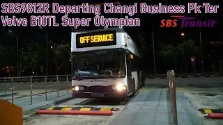 SBS Transit Volvo B10TL Super Olympian (SBS9812R) Departing Changi Business Park Bus Terminal
