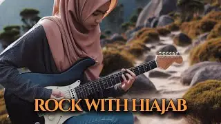 Intense Hijabi Guitarist Unleashes Emotion in Original Rock Instrumental