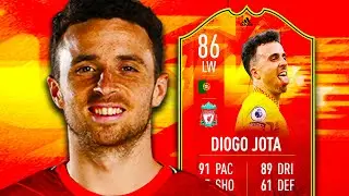 DIOGO! 🔥 86 NUMBERS UP JOTA PLAYER REVIEW - FIFA 22 ULTIMATE TEAM