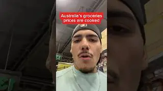 Australia&rsquo;s grocerie prices are cooked 🛒 #australia #costofliving