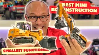 ЛУЧШИЙ мини-экскаватор Liebherr 970 RC и гусеничный погрузчик LR636: распаковка и первый тест-дра...