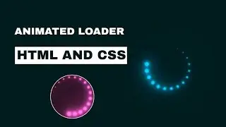 Animated Loader Using HTML & CSS || HTML CSS Projects
