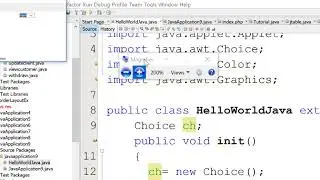 Insert Item At Specified Index In AWT Choice Or Combobox Example