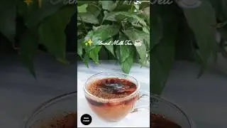 Almond Milk Tea ☕ #vegan #veganrecipes #shorts