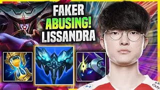 FAKER ABUSING IN EUW SOLOQ WITH LISSANDRA! - T1 Faker Plays Lissandra MID vs Leblanc!