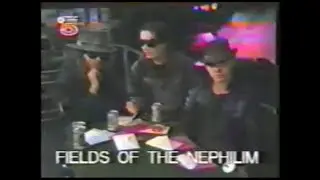Fields of the Nephilim - interview Carl, Nod + Tony - Tele5 1988