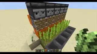 HOW TO BUILD A SUPER EASY SUGARCANE FARM IN MINECRAFT