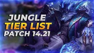 Best Junglers in Patch 14.21!😎  | Jungle Tier List League of Legends SEASON 14