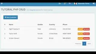 Tutorial Create CRUD PHP JQUERY In 10 Minutes Bonus Source Code
