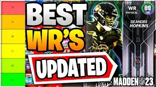 RANKING THE BEST WIDE RECEIVERS IN MADDEN 23 ULTIMATE TEAM BEST WR MADDEN 23