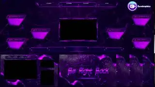 OwnGraphics Volcanic Purple Animated Stream Package