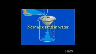 sand salt solubality experiment