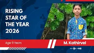 9-Year-Old Prodigy Kathirvel Crowned &ldquo;Rising Star of the Year 2026&rdquo; | Genius Book of Records