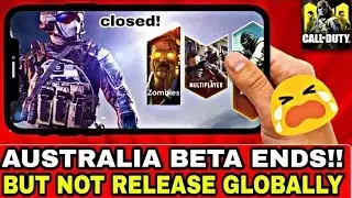 Call of duty mobile Australia beta end/closed|world wide release date|USA beta version download 2019