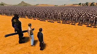 JOHN WICK, CHUCK NORRIS, THANOS VS 500,000 ZOMBIE - ULTIMATE EPIC BATTLE UEBS2 227