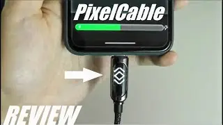 ОБЗОР: PixelCable &mdash; первый в мире умный USB-кабель для зарядки с OLED-дисплеем?!