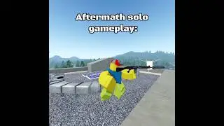 Aftermath solo Gameplay: / Metro man dance / #roblox #aftermath #dayz #apocalypserising2