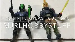 FORTNITE Kit Bash custom action figure collection REVIEW