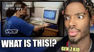 SHOCKED GEN Z Reacts The Internet In The 90s FOR THE TIME! | THE DARK SIDE!