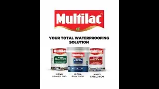Multilac Waterproofing System : Nano Sealer 700/Nano Shield 900/Ultra Flex 1000
