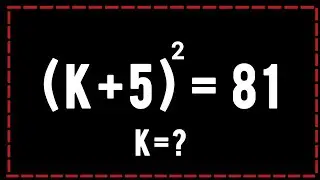 Ukraine | A Nice Algebra Question | Three Methods to Solve | K=? |
