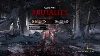 Goro KRUSH Brutality (PS4, Online Ranked)