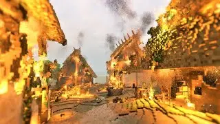 Realistic village fire | Teardown
