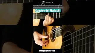 Cancion del Mariachi Guitar 🎸 #shorts
