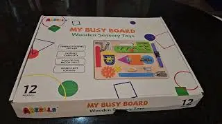 Review-Montessori Busy Board for Toddlers